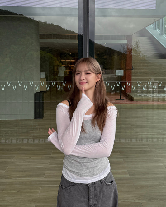 掛頸長袖套裝 Halter Neck Set