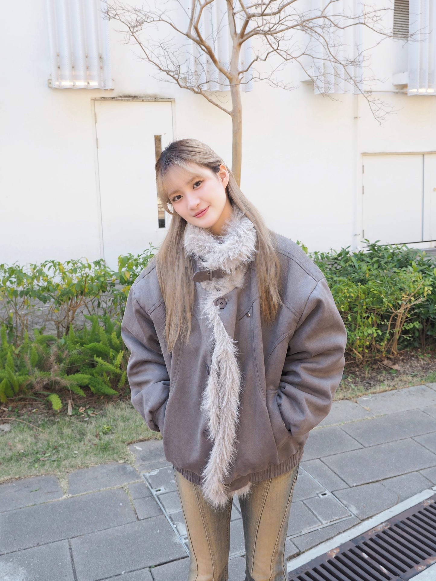 Raccoon High Neck Jacket