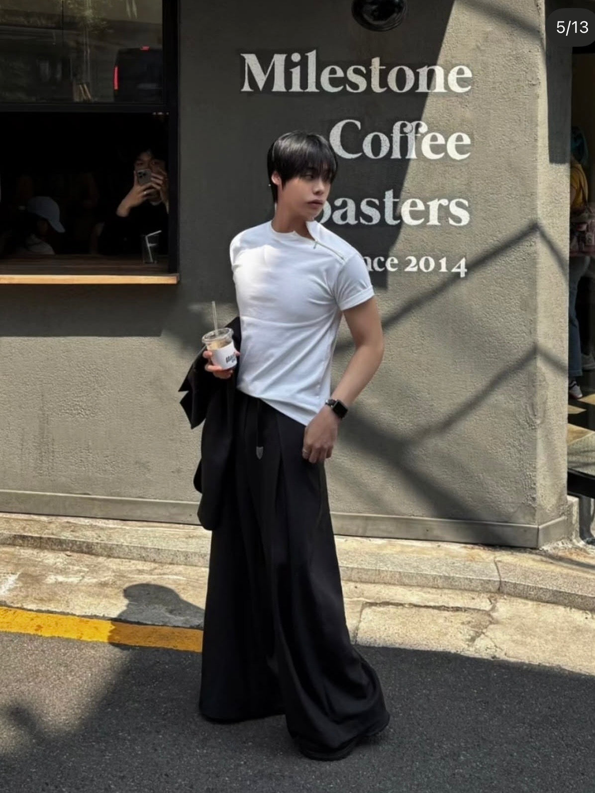 Unisex Drapey Wide-leg Trousers