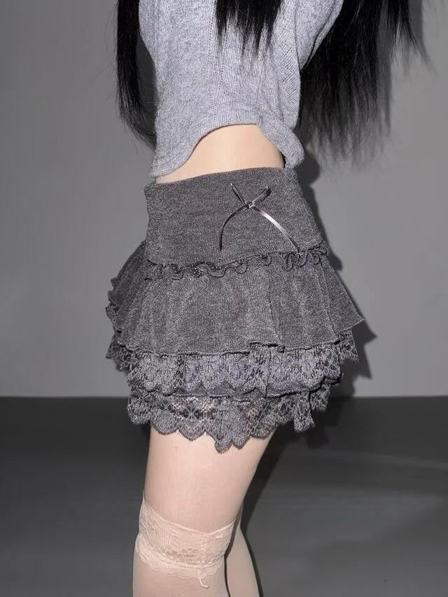 Ribbon Lace Cake Skirt