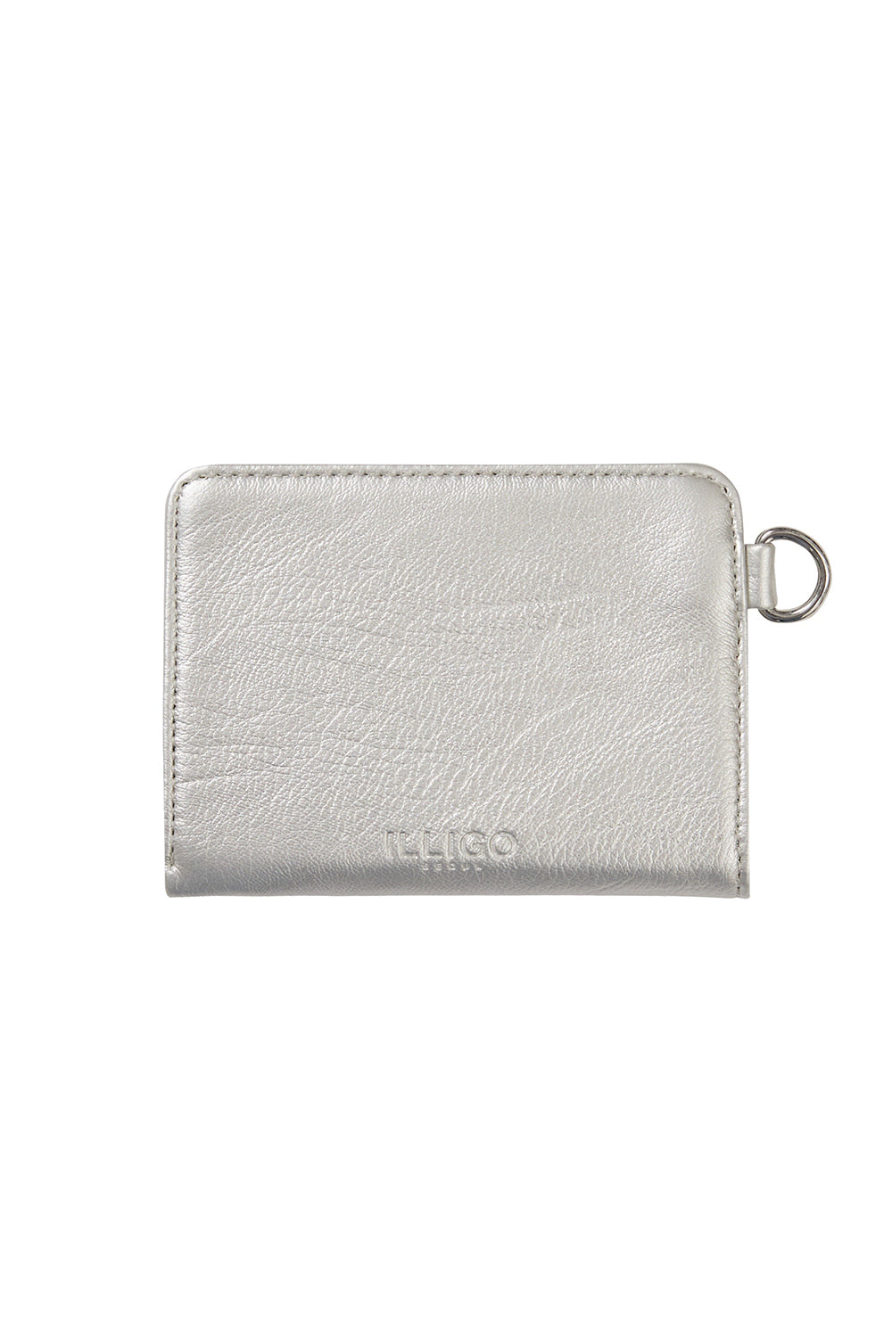 【ILLIGO】Stud Cross Ring Wallet | Silver