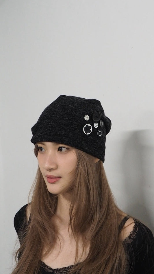Button Beanie