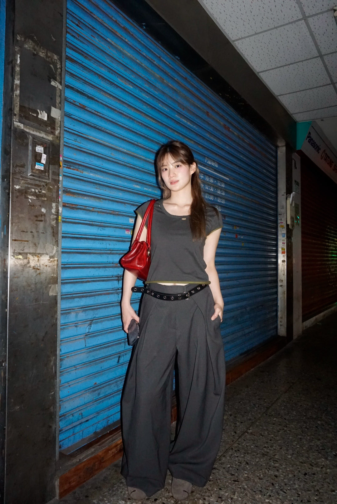 Unisex Drapey Wide-leg Trousers