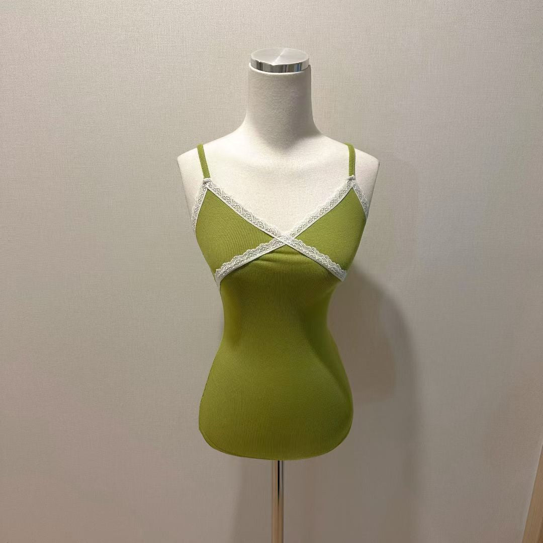10-colour Criss-Cross Lace Camisole