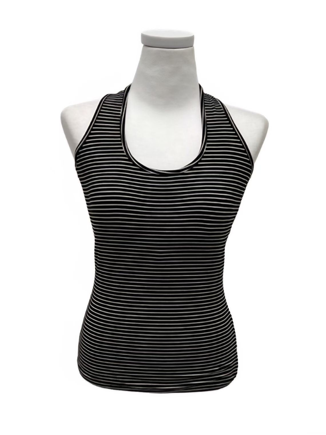 Stripped Halter Neck Top