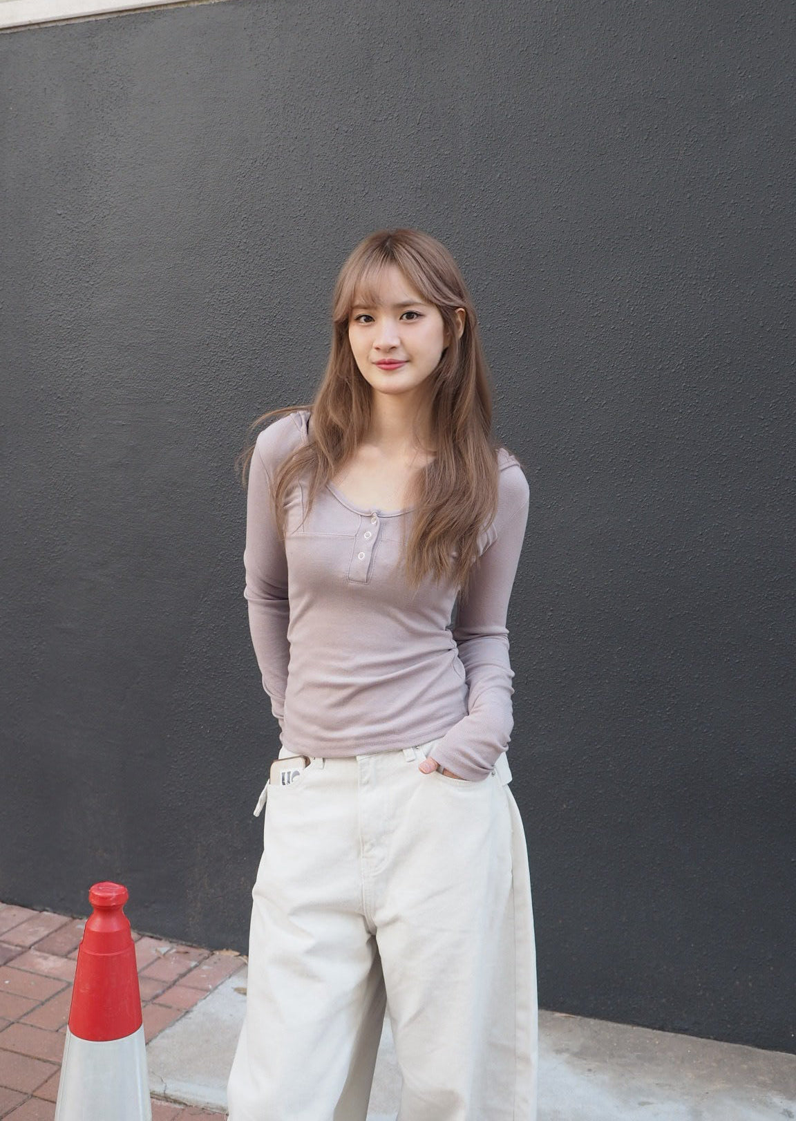 Hooded Long-sleeved Fitted Top