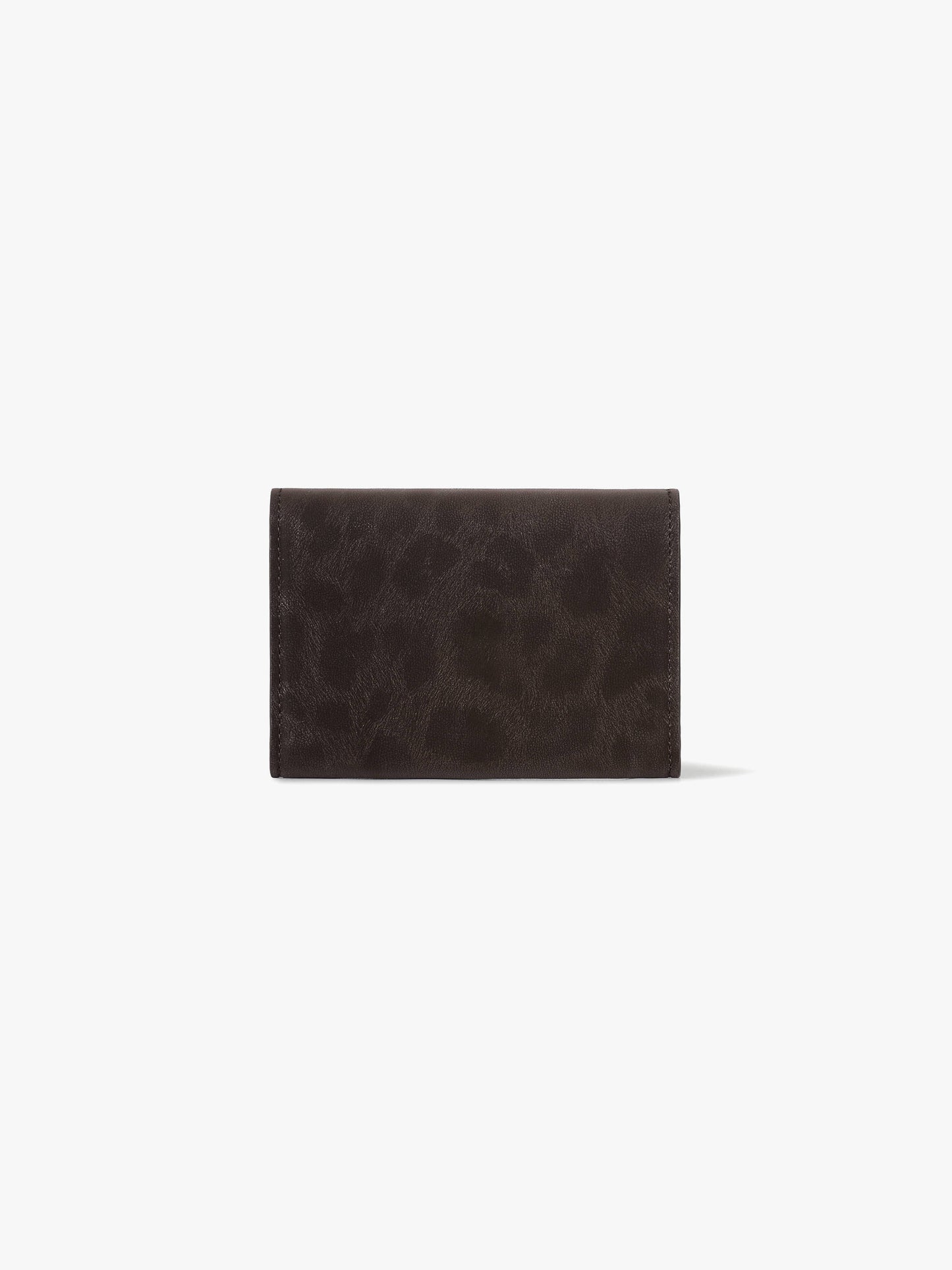 【fennec】 MATT TRIANGLE WALLET - LEOPARD BROWN