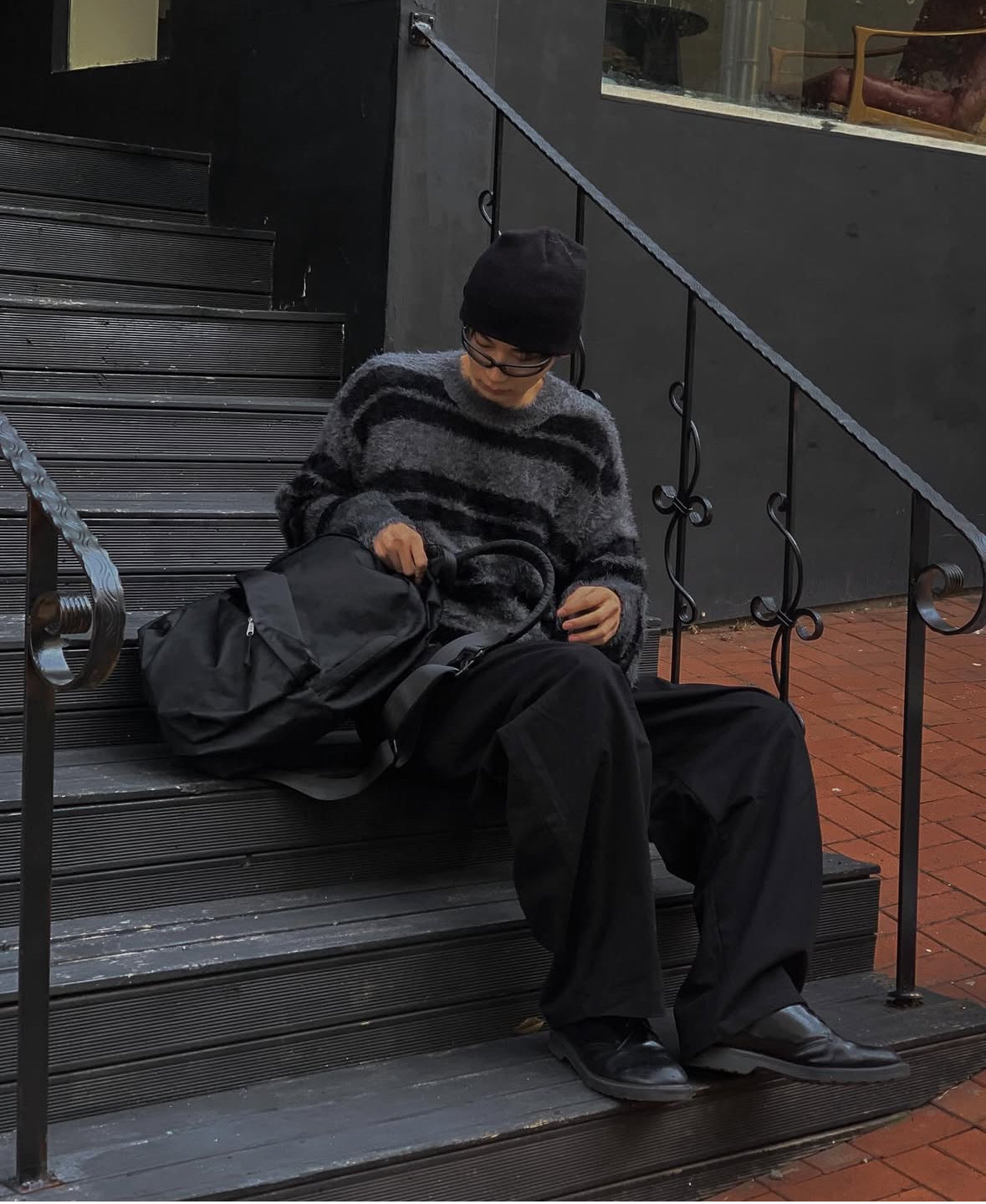 Striped Oversized Sweater