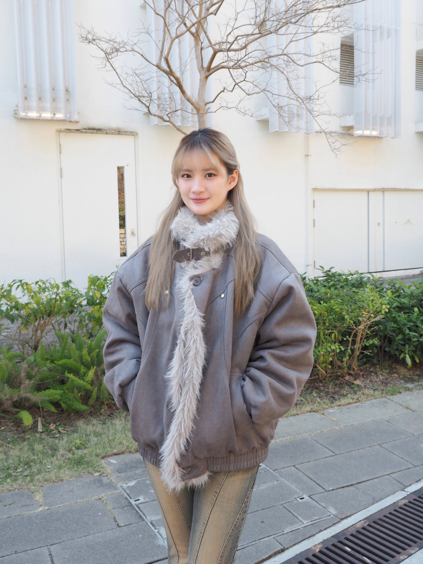 Raccoon High Neck Jacket