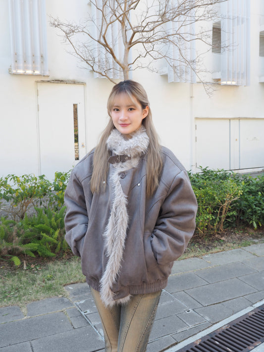 Raccoon High Neck Jacket