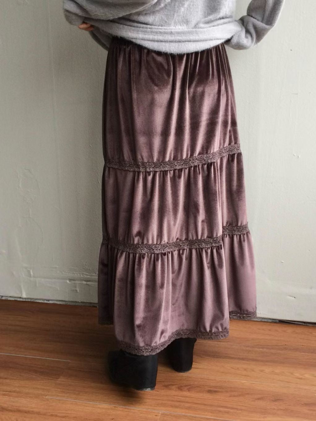 Vintage Velvet Skirt