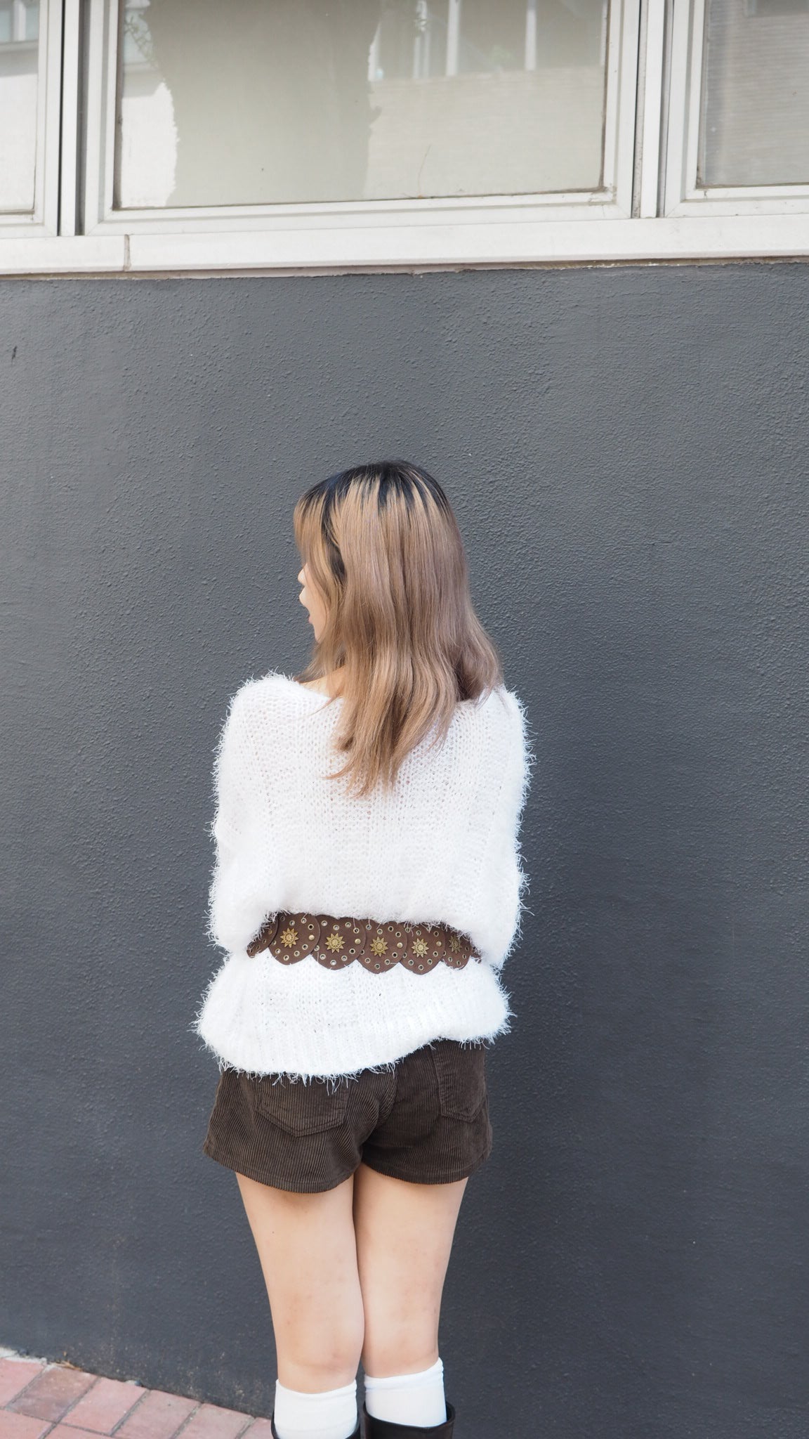 Fluffy Loose Long-sleeved