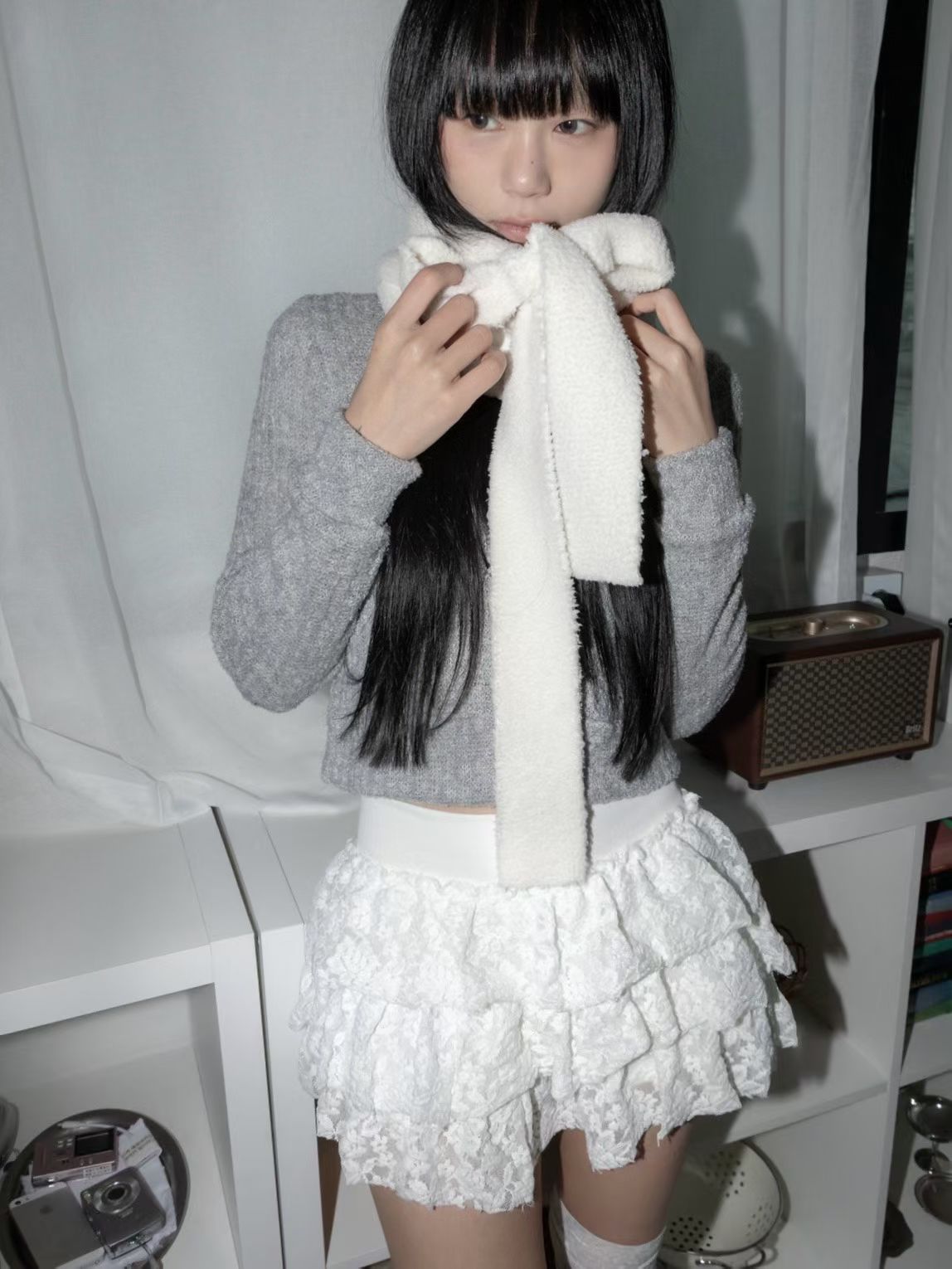 Muse Lace Skirt Shorts