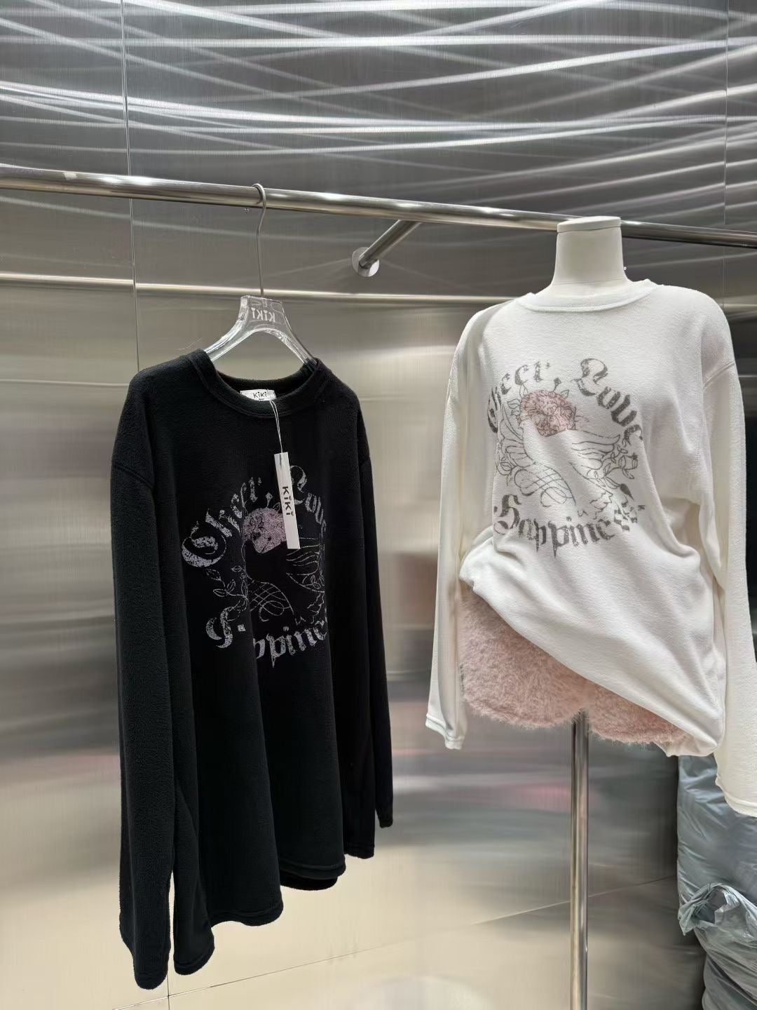 Bird Loose Long-sleeved Top