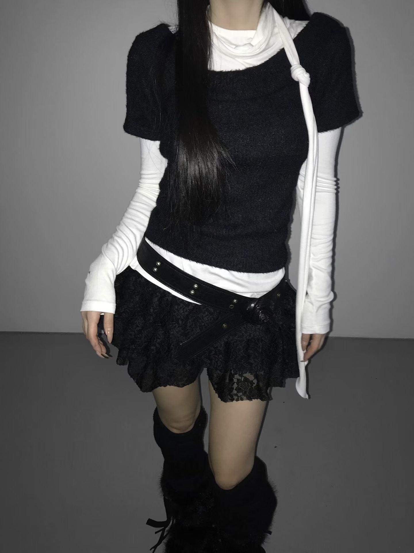 Muse Lace Skirt Shorts