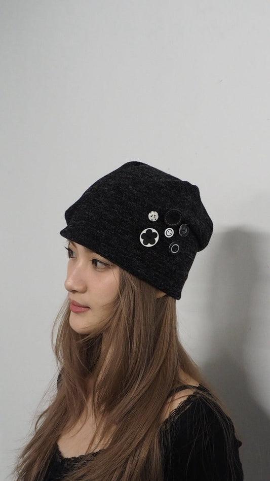 Button Beanie