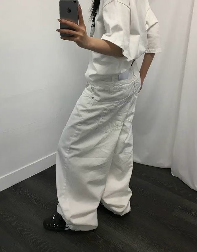 Buttons Wide Pants