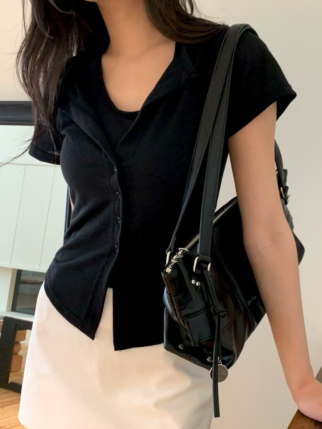 Short Sleeve Cardigan Set