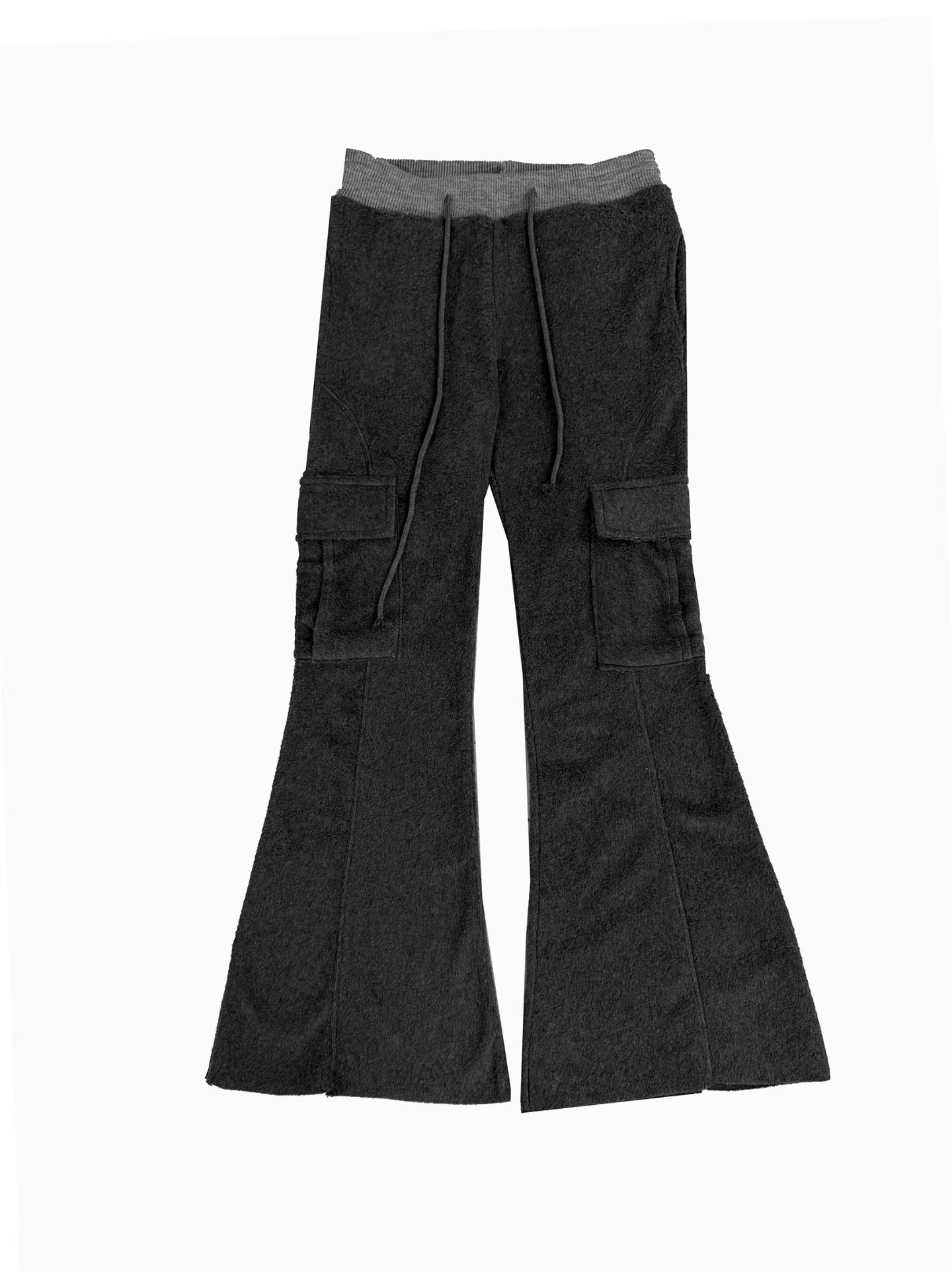 Colour-block Flare Pants