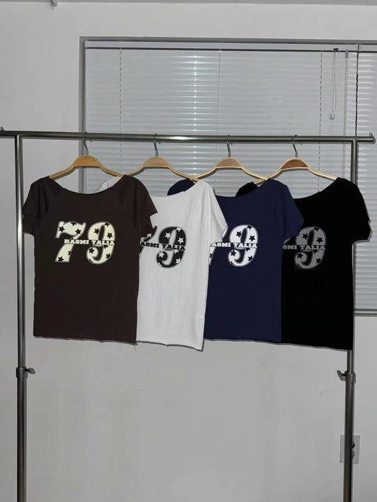79 斜肩上衣 79 Off-shoulder Top