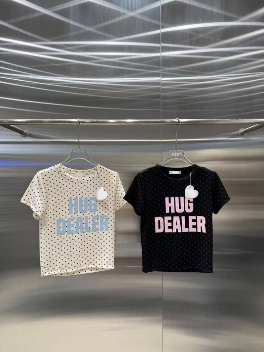 HUG HEALER 波點短袖上衣 HUG HEALER Polka Dot Short-sleeved T-shirt