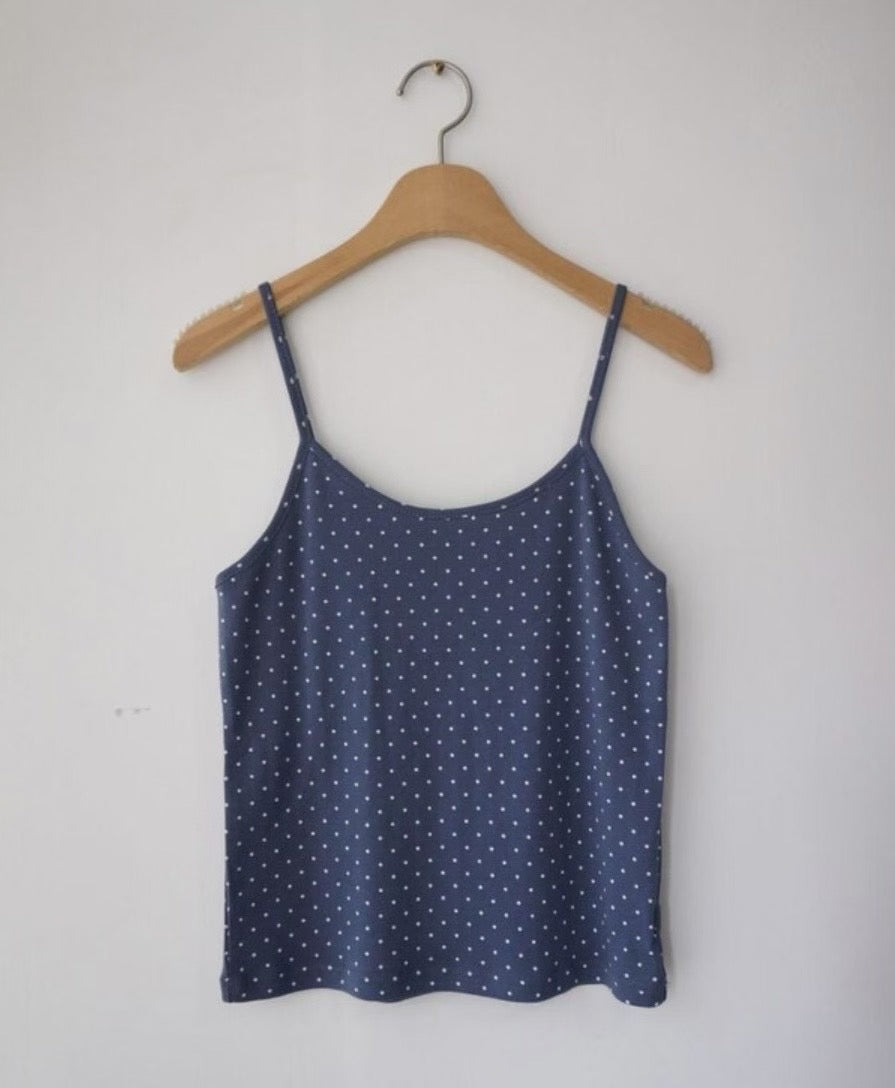 波點吊帶背心 Polka Dot Camisole