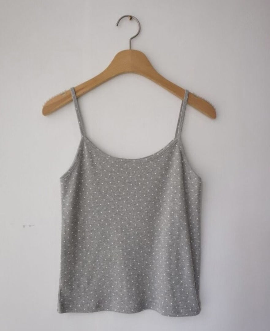 波點吊帶背心 Polka Dot Camisole