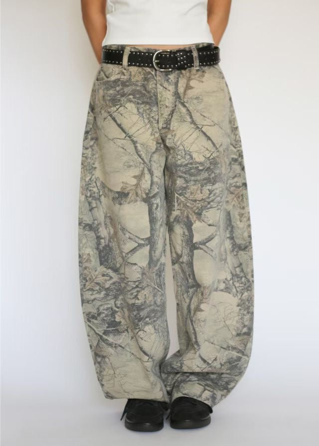 樹枝彎刀牛仔褲 Realtree Ballon Wide Pants