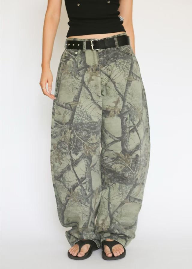 樹枝彎刀牛仔褲 Realtree Ballon Wide Pants
