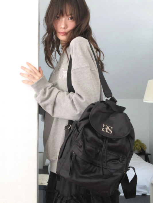 【as'' on】DEAR NYLON BACKPACK | Black