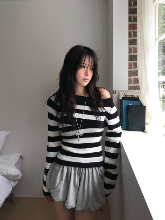 Striped Knit Set