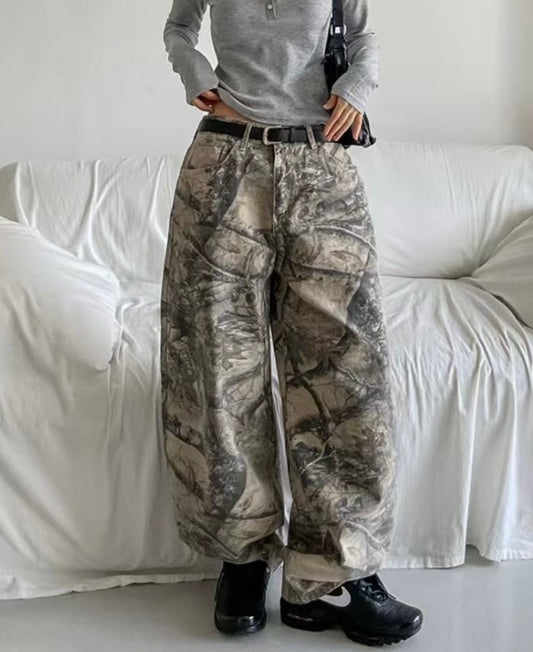 樹枝彎刀牛仔褲 Realtree Ballon Wide Pants