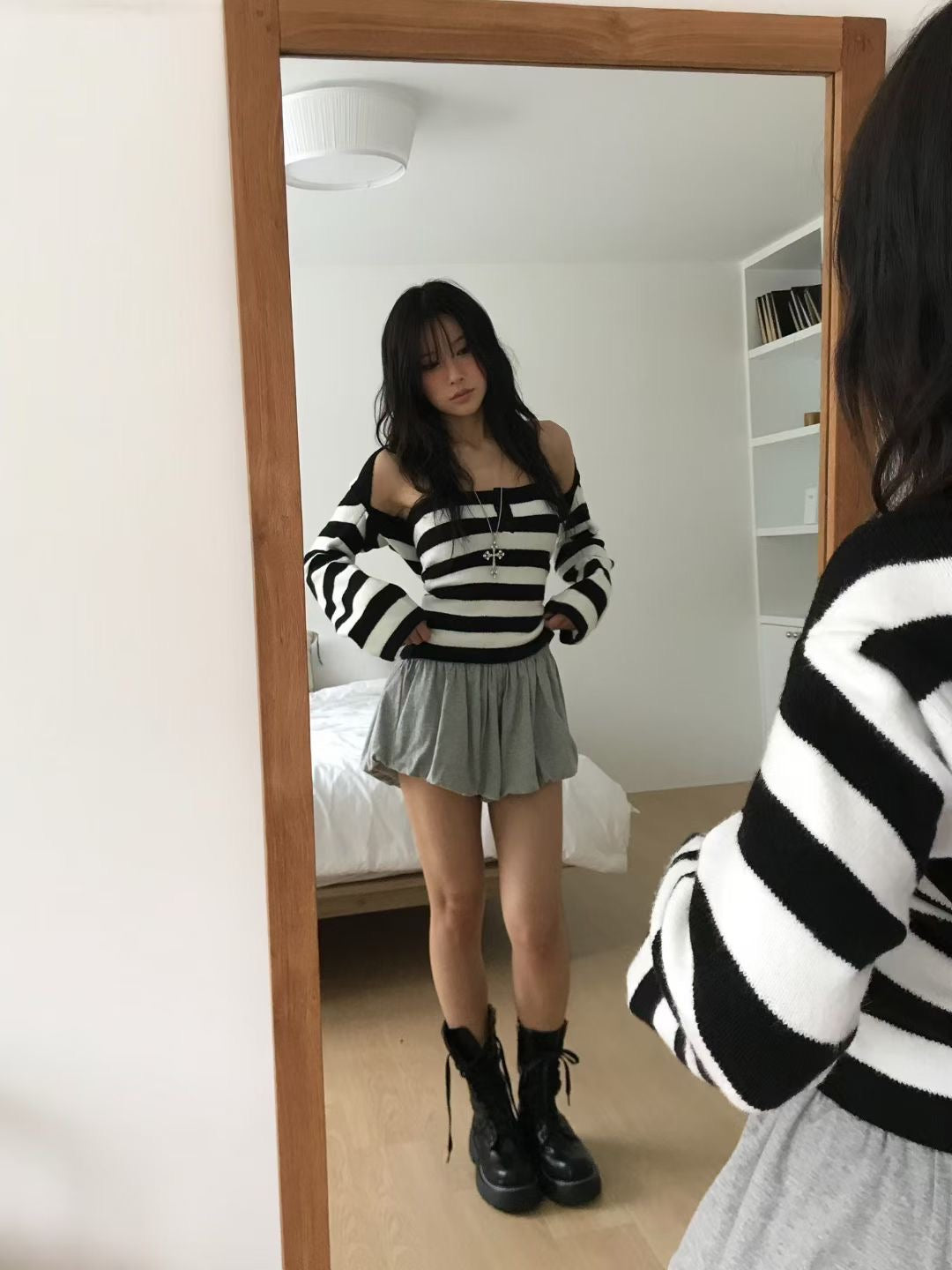 Striped Knit Set
