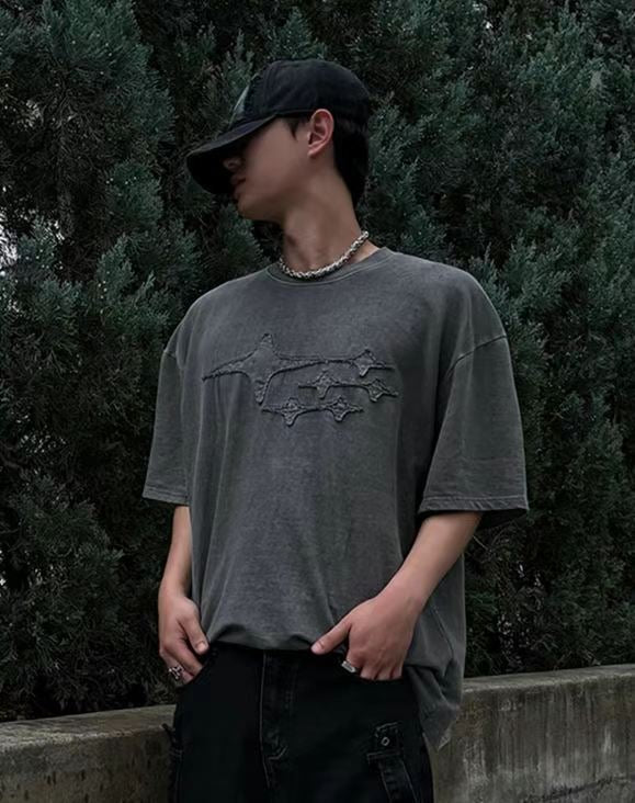 星星短袖上衣 Star Oversized Short-sleeves