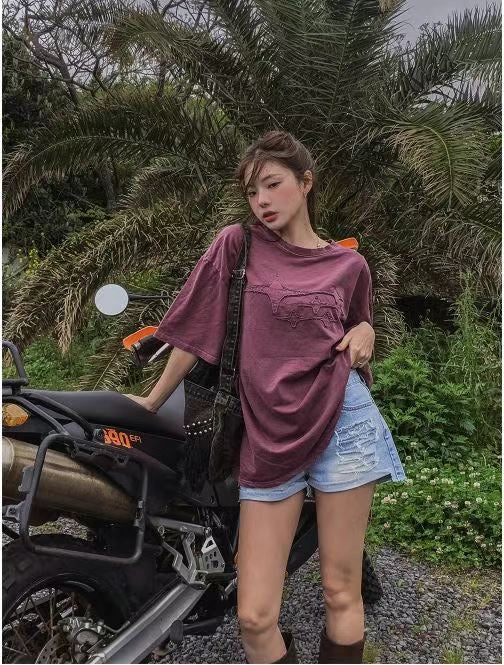 星星短袖上衣 Star Oversized Short-sleeves