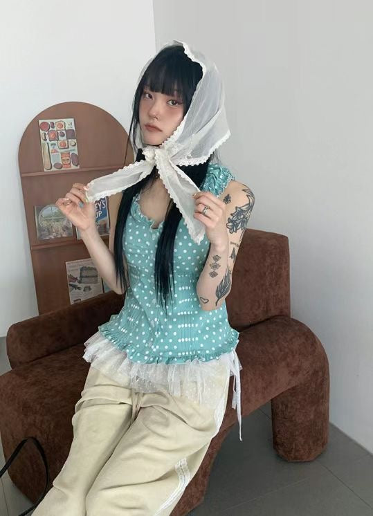 波點2-way背心 Polka Dot Two-way Vest