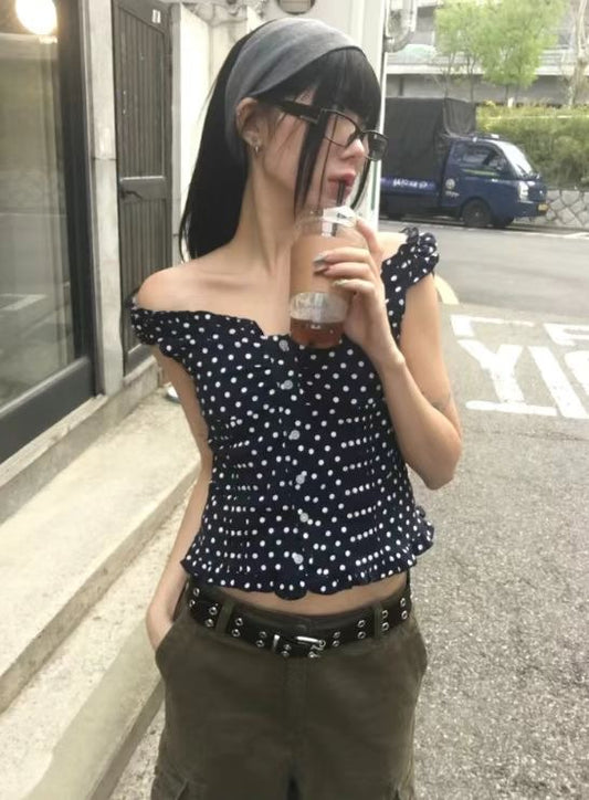 波點2-way背心 Polka Dot Two-way Vest