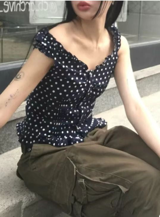 波點2-way背心 Polka Dot Two-way Vest