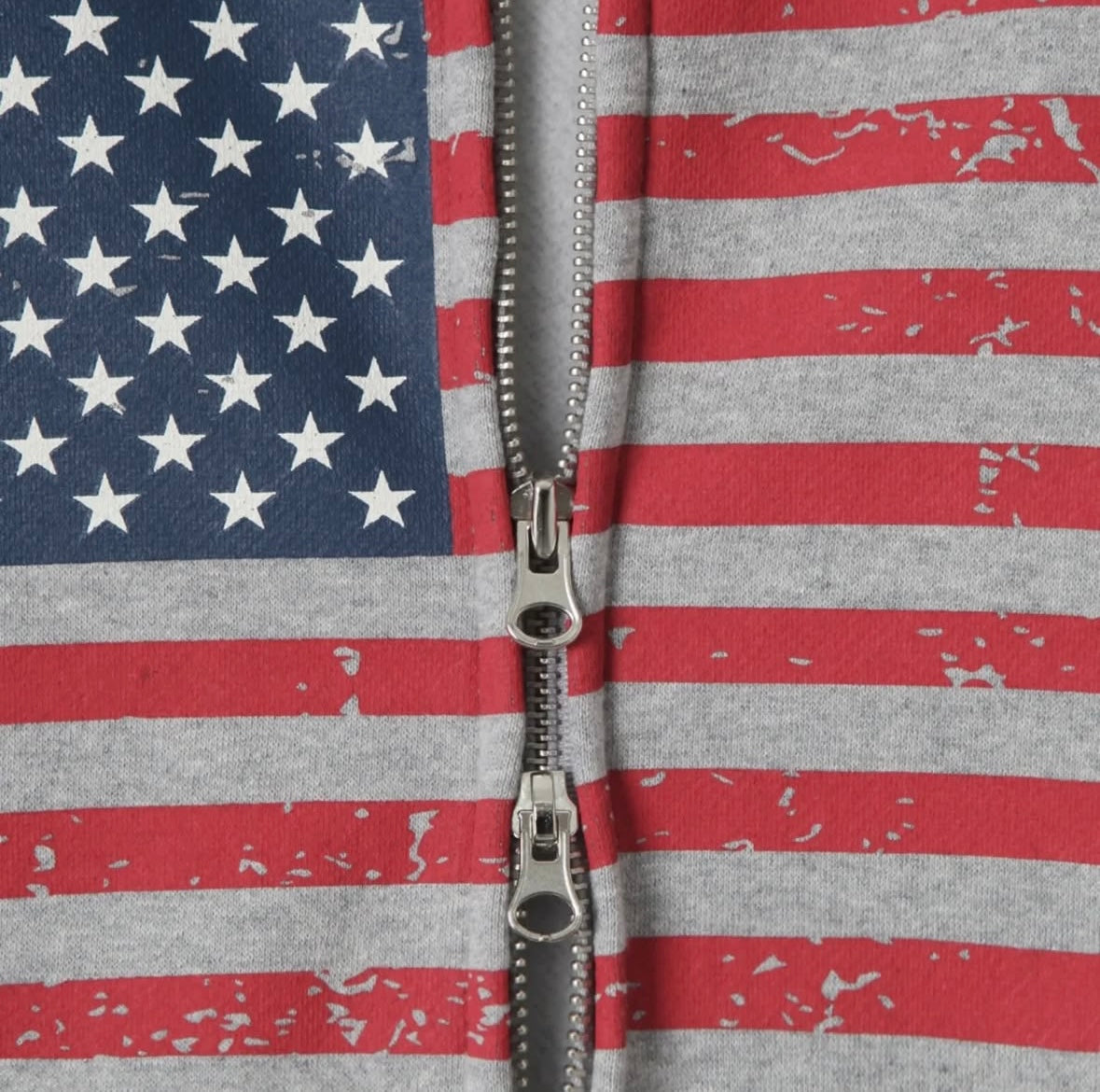 American Flag Zip-up Hoodie