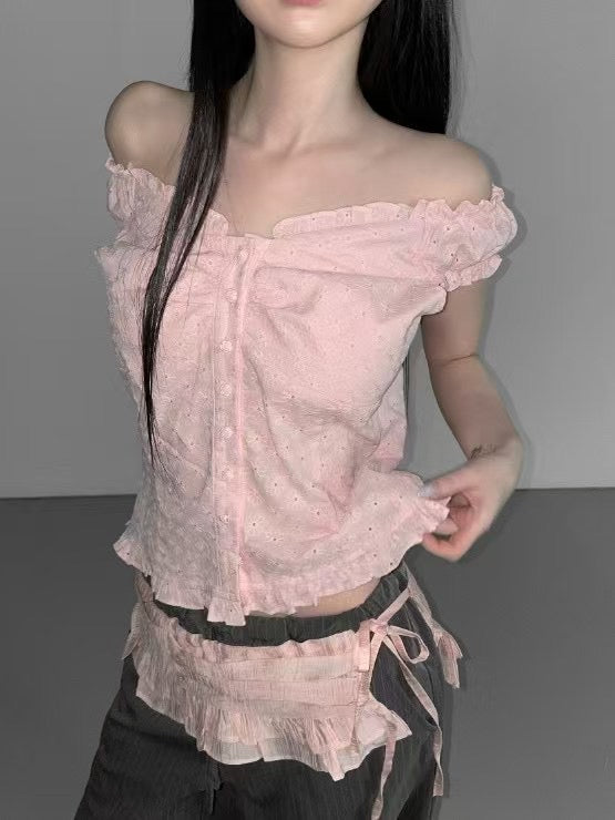 暗花2-way背心 Flower Two-way Vest