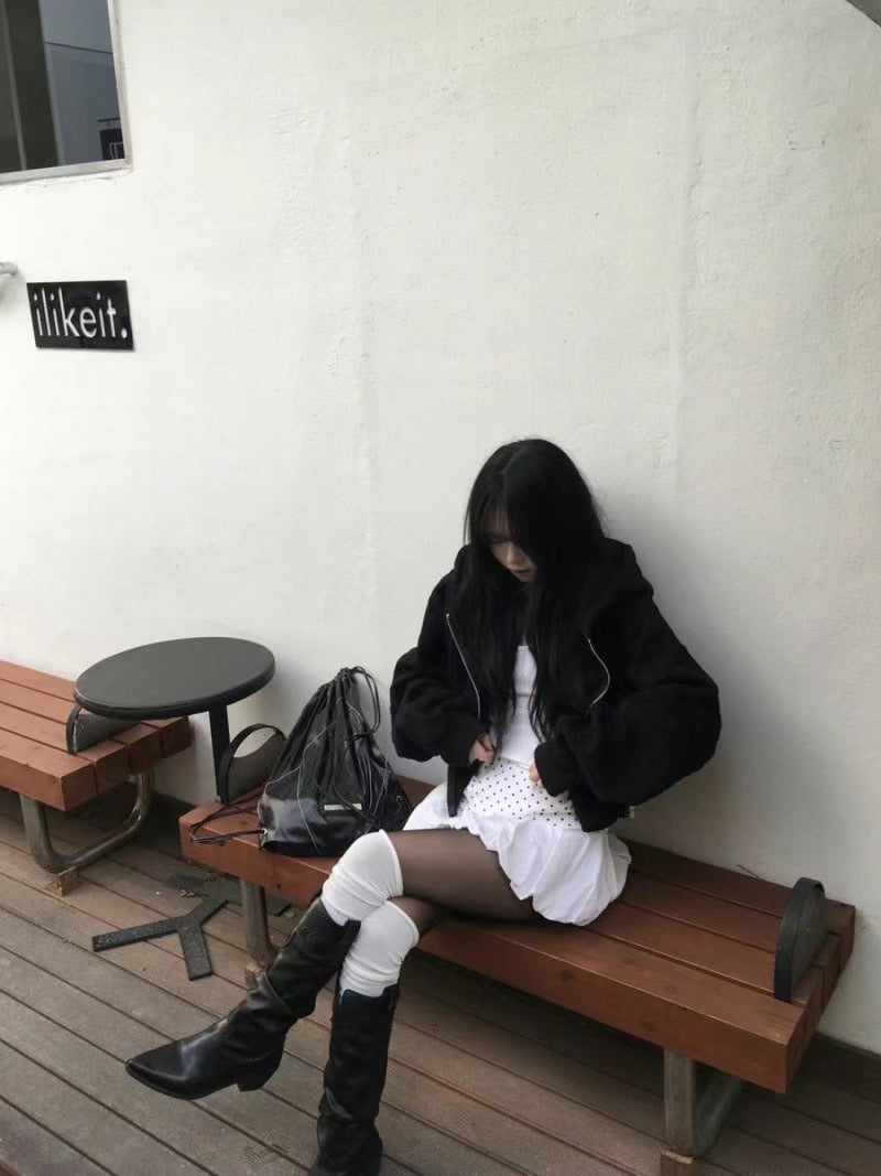蝴蝶暗紋連帽外套 Ribbon Jacket