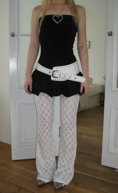 蕾絲喇叭長褲 Lace Bell Pants
