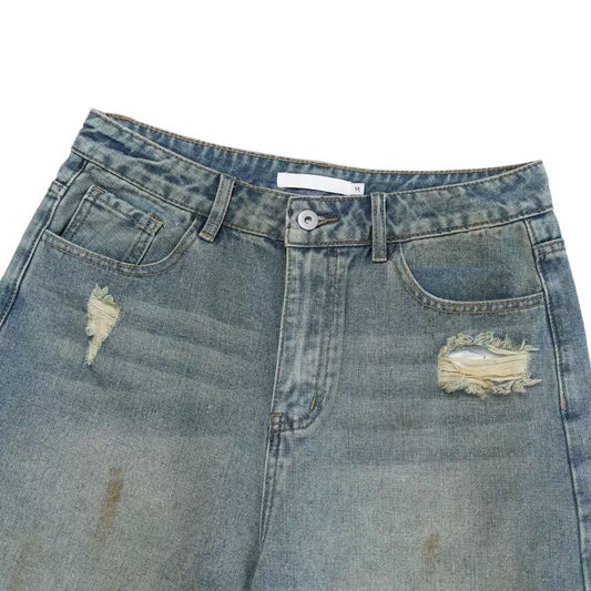 Washed Midi Demin Jeans 洗水五分牛仔褲