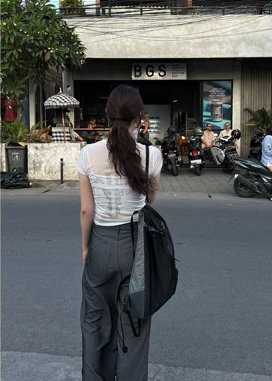 十字架透視上衣 Cross See-through Top