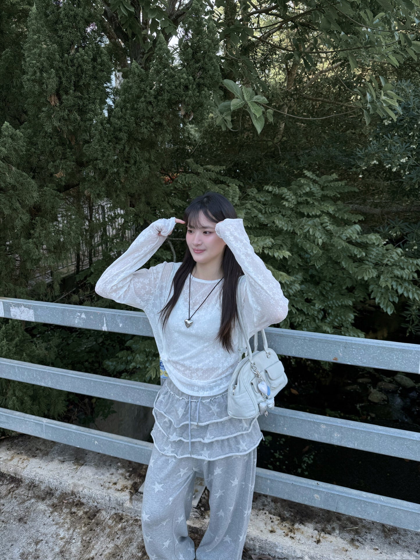 星星荷葉邊裙褲 Star Ruffled Layer Skirt Pants